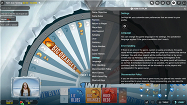 Screenshot impostazioni Ice Fishing Evolution Gaming